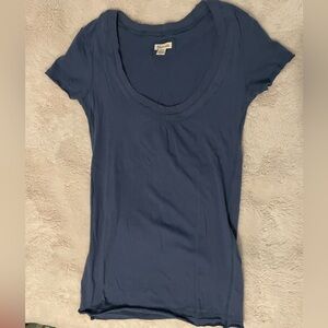 Vintage Bluenotes Scoop Neck Blue Tee